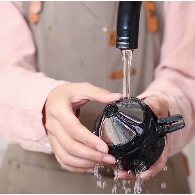 😊ที่กรองดริปกาแฟ สแตนเลส แบบพับได้ ที่กรองกาแฟดริปแบบพกพา ที่กรองกาแฟแบบสแตนเลส ดริปเปอร์สแตนเลส Dripper Stainless Steel - รูปที่ 7