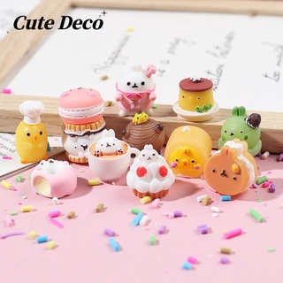 CROCS 【Cute Deco】กระดุมเรซิ่น รูปการ์ตูนกระต่าย และลูกเจี๊ยบน่ารัก 12 แบบ สําหรับตกแต่งรองเท้า DIY