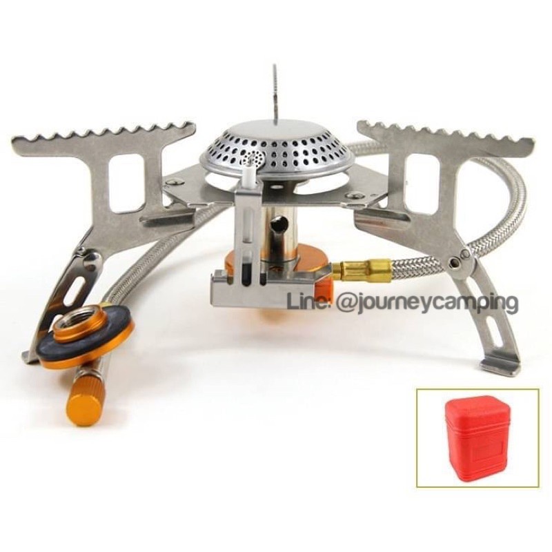 เตาแก๊สแค้มป์ปิ้ง Moka Pot ขนาดพกพา ระบบจุดสปาร์คไฟในตัว