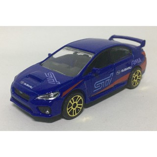 รถเหล็ก Majorette Subaru wrx sti สีน้ำเงินคาดแดง