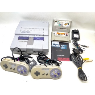 Snes All Zone หรือ  Super Nes แท้  ชุดไฟไทยพร้อมเล่น เล่นได้ทั้งตลับ Japan และ ตลับ US