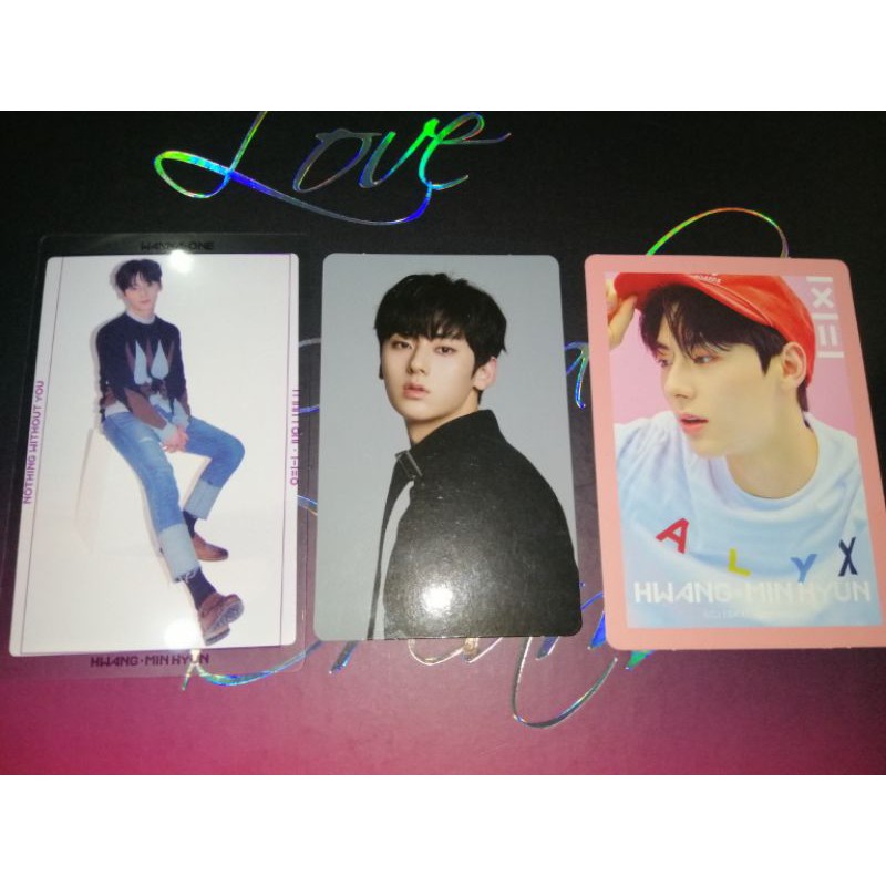 [หนังสือ] PHOTCARD WANNAONE OFFICIAL HWANG MINHYUN