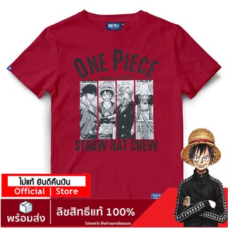 เสื้อยืดผ้าฝ้ายพิมพ์ลายเดรสคอกลมแขนสั้นพิมพ์ลาย【ONEPIECE-STORE】เสื้อยืดเด็ก วันพีช ลิขสิทธิ์แท้ เสื้อเด็กลายการ์ตูน  ONE