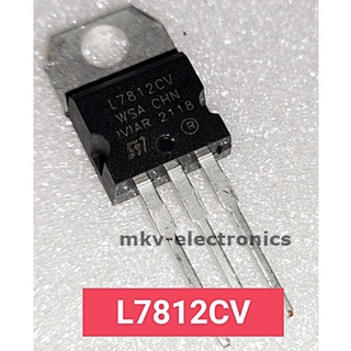 (2ตัว) L7812CV , 7812 , 1.5A 12V , TO-220AB (รหัสสินค้า M00982)