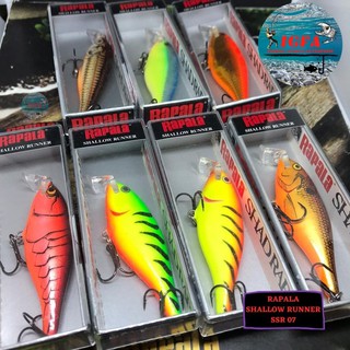 Rapala SSR07 เหยื่อล่อแร็ปตื้น SSR 07 Gewang Rapala Lure