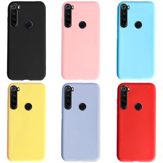 tpu เคสโทรศัพท์ซิลิโคนนุ่มสีแคนดี้สําหรับ redmi note 8 6 . 3