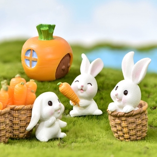 [Easter Resin Figurines] [แครอทกระต่าย] [ไมโครภูมิทัศน์] หัตถกรรม