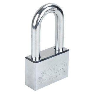 กุญแจลูกปืน SOLO 4507SQC-55L 55 มม.  SOLO 4507SQC-55L 55MM SILVER