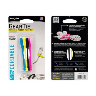 Gear Tie Cordable 3"ลวดรัดเก็บสายเคเบิ้ล