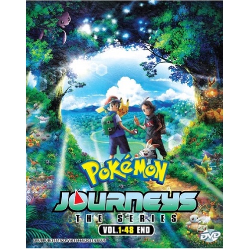 Anime DVD POKEMON JOURNEYS : THE SERIES VOL.1-48 END 4DVD