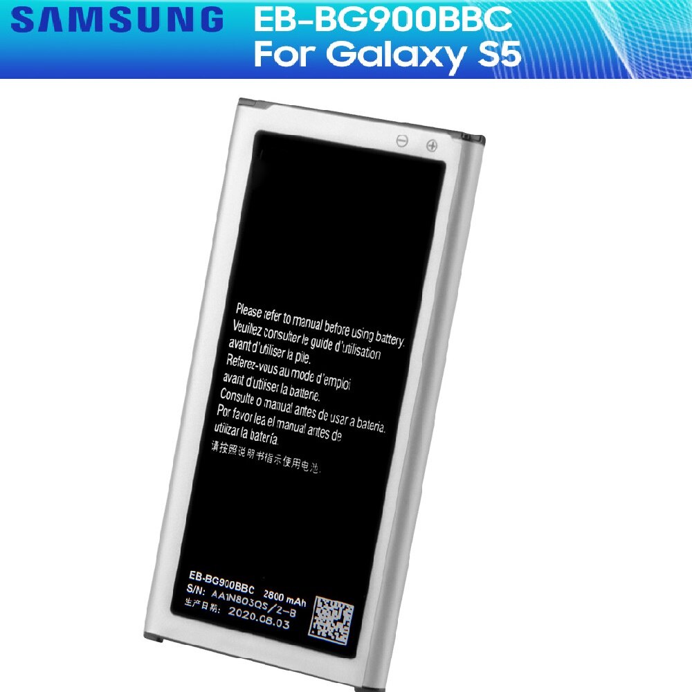 Samsung Galaxy S5 G870A G900FD/S/F/M G9008V 9008W 9006W 2800mA