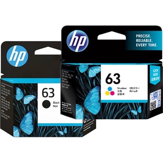 HP 63 Color Ink Cartridge ตลับหมึกแท้สี