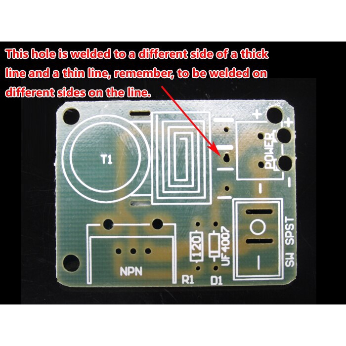เครื่องกําเนิดไฟฟ้าแรงดันสูง 15KV DC 3.7V DIY - รูปที่ 6
