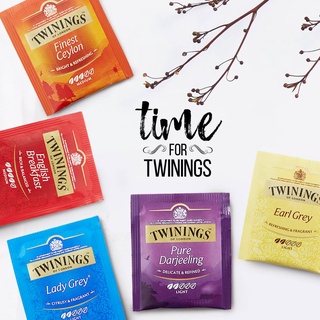 🍃Twinings tea 🔥ถูกที่สุด 🔥ชาทไวนิงส์ ชาอังกฤษแท้ 100% แยกขายเป็นซอง คละรสได้