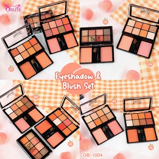 OB-1004 Obuse Eyeshadow&amp;Blush set เซ็ตเมคอัพ ตลับเดียวสวยจบ