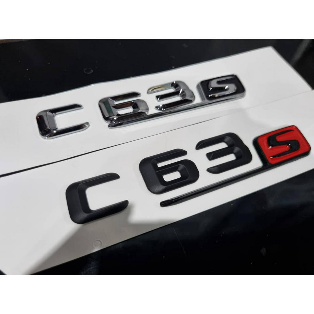 โลโก้ตัวอักษร * C63 S * ติดท้ายเบนซ์ Mercedes - Benz 2020 AMG W205 C63 S Coupe facelift dtm letter l