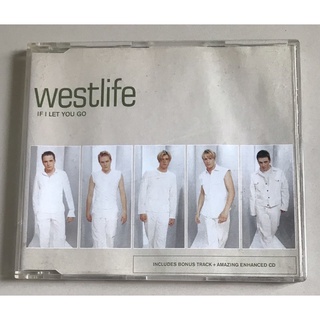 ซีดีซิงเกิ้ล ลิขสิทธิ์ มือ 2 สภาพดี...250 บาท “Westlife” ซิงเกิ้ล "If I Let You Go" แผ่นหายาก Made in EU