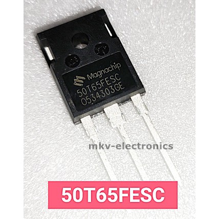 (1ตัว) 50T65FESC , MBQ50T65 , 50T65 , 50A 650V , IGBT , TO-247  (รหัสสินค้า M00576)