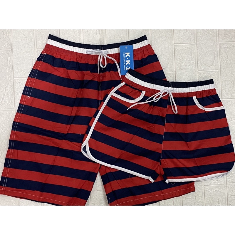 001#กางเกงคู่รักผ้าแห้งเร็วเย็นสบาย - รูปที่ 4