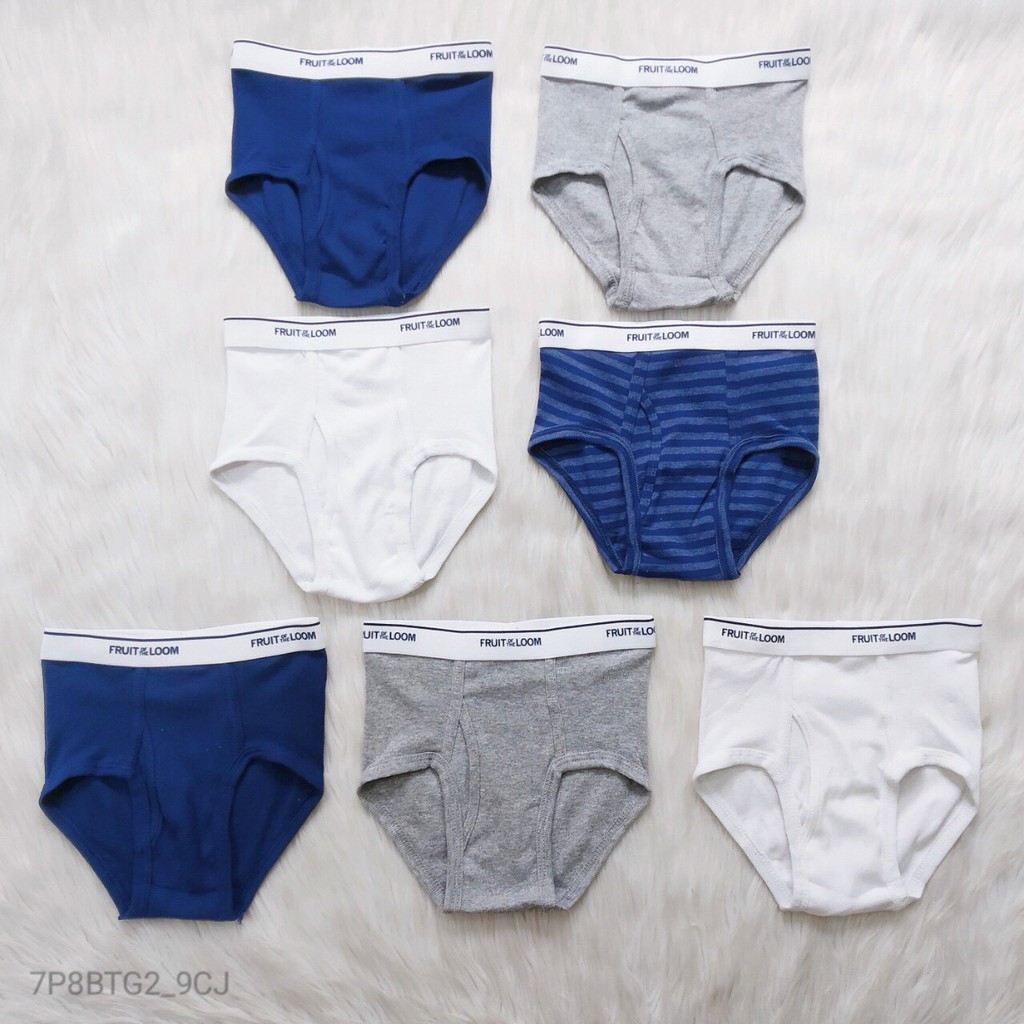 ชุด 7 ผ้าฝ้าย 100% Fruit Of The Loom ชุดชั้นในเด็กชาย (USA) - Fruit Of The Loom แพ็ค 7 7P8BTG2_9CJ