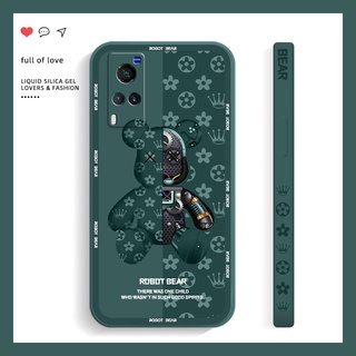 พร้อมส่ง เคสโทรศัพท์มือถือ ซิลิโคนนิ่ม ลายหมี สร้างสรรค์ สําหรับ VIVO Iqoo 7 5 Neo5 Neo3 Neo Z5 Pro