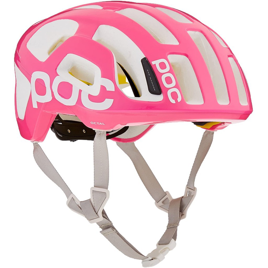 (ลดล้างสต๊อก) หมวกจักรยาน POC รุ่น Ocatal Avip Mips (CE) Fluorescent Pink SIZE S ของแท้100%