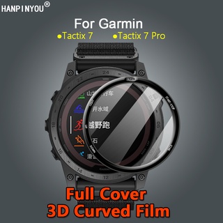 สําหรับ Garmin Tactix 7 Pro สมาร์ทวอทช์ อัลตร้า ใส เต็มรูปแบบ 3D โค้ง นิ่ม ฟิล์ม PMMA ป้องกันหน้าจอ - ไม่ใช่กระจกนิรภัย