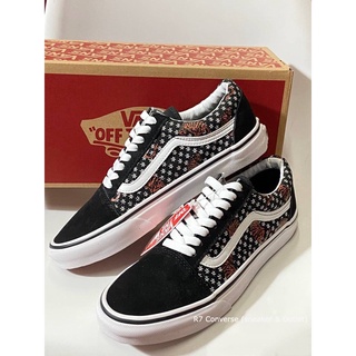 🚩  Old Skool Tiger Floral Black True White สินค้าพร้อมกล่อง มีเก็บปลายทาง