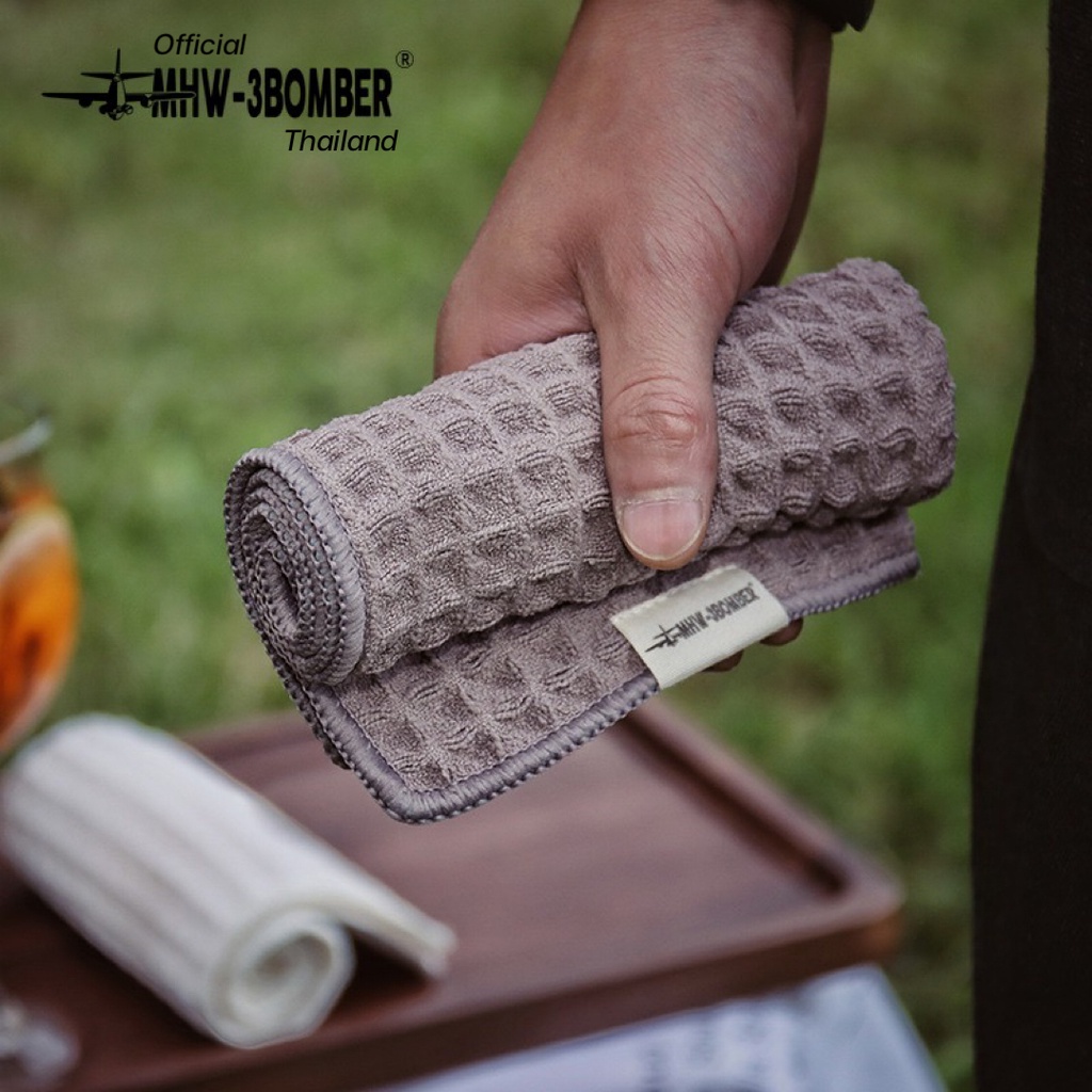 MHW-3BOMBER Square Towel Baresta ผ้าทำความสะอาดแก้ว อุปกรณ์กาแฟ บาร์กาแฟ