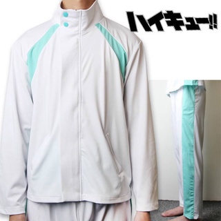 Haikyuu !! Aoba Johsai เสื้อแจ็คเก็ตกีฬา ชุดเครื่องแบบกีฬา เครื่องแต่งกายคอสเพลย์ Oikawa Tooru ag