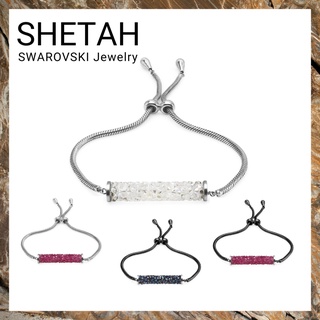 SHETAH สร้อยข้อมือ Swarovski Crystal รุ่น Scale Jewelry Bracelet - Size L