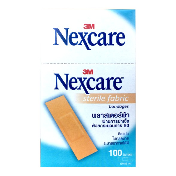 3M Nexcare Sterile Fabric Bandages พลาสเตอร์ผ้า 100 ชิ้น