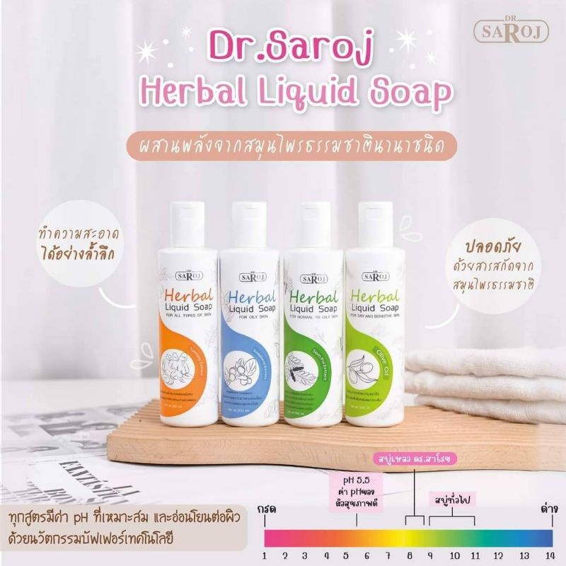 พร้อมส่ง! 🧴 สบู่เหลวล้างหน้า ดร.สาโรช 🌿 เรื่องสิวต้องยกนิ้วให้! หน้าใส สะอาดหมดจด มั่นใจทุกวัน 💧