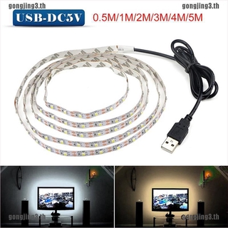 Ging 5V TV LED แบ็คไลท์ USB LED แถบไฟตกแต่งโคมไฟเทปพื้นหลังทีวี