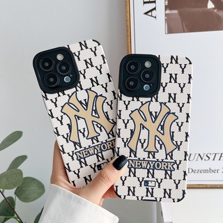 เคสโทรศัพท์มือถือ กันกระแทก ลายการ์ตูนตัวอักษร NY แฟชั่นหรูหรา สําหรับ iPhone 7 8 Plus SE 2 13 12 11 Pro Max X XR XSMax 12Pro 13ProMax 12ProMax