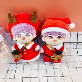 🎀  พร้อ​มส่ง​ 🎄 20cm ชุดคริสต์มาส ซานต้า ซานตี้​