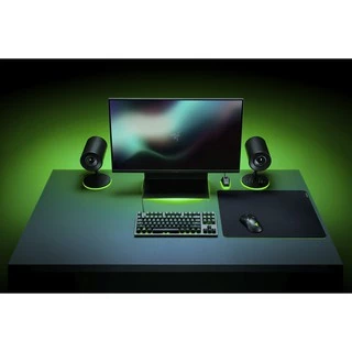 Razer แผ่นรองเมาส์ Gigantus V2 Medium/Large/XXL/3XL Soft gaming mouse mat for speed,control สีดำล้วน