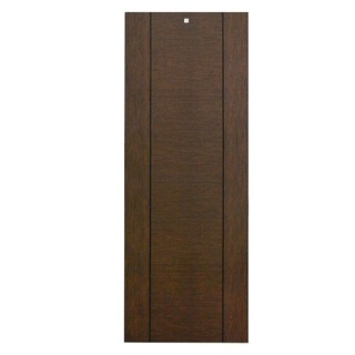 Interior door UPVC DOOR KING B03 80X200CM DARK BROWN Door frame Door window ประตูภายใน ประตูภายในUPVC KING ขอบไม้สังเครา