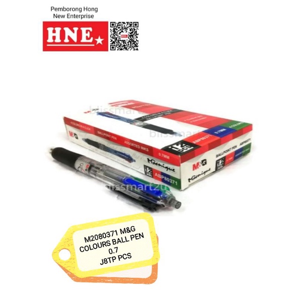 M&G 4 COLOUR PEN 0.7MM ABP80371 COLOUR BALLPOINT PEN