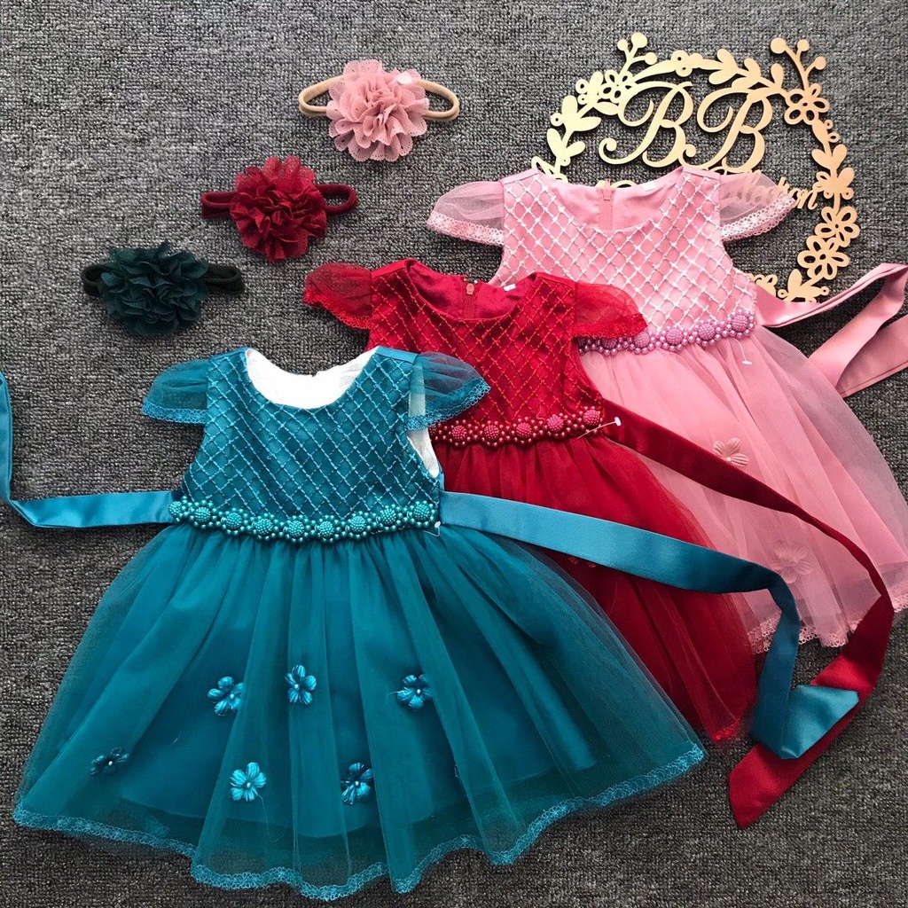 LITTLE BEAR KIDS GOWN 591-MY20*4 (W HAIRBAND) 66429