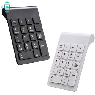 Portable 2.4G Wireless Digital Keyboard USB  Number Pad 18 Keys Mini Numeric Keypad For Laptop PC Notebook Desktop