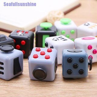 Seaf&gt; Ralix Fidget Cube ของเล่นบรรเทาความเครียด ความวิตกกังวล