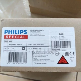 แท้!!Philips TUV G4 T5 4W และ Philips TUV G8 T5 8W หลอดไฟ สำหรับเครื่องอบขวดนม อุปกรณ์ทำความสะอาด