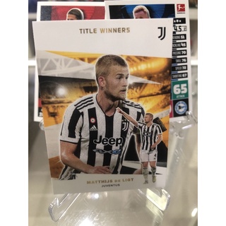 2021-22 Topps Juventus Team Title Winners