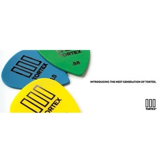 PICK เต่าปลายแหลม รุ่น Tlll (ที 3) ของแท้ 100% มีครบทุกขนาด DUNLOP guitar pick