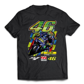 เสื้อยืดแขนสั้นลําลอง ผ้าฝ้าย 100% พิมพ์ลายกราฟฟิค Valentino Rossi The Doctor พรีเมี่ยม