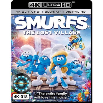 4K UHD หนังการ์ตูน Smurfs The Lost Village สเมิร์ฟ หมู่บ้านที่สาบสูญ