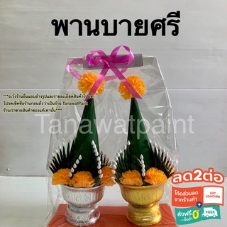 พานบายศรี บายศรีเทพ บายศรีพรหม จำนวน 1 คู่ แพ็คกว้าง 27ซม. สูง 33ซม. พานบายศรีเทพ พานบายศรีพรหม พานบายศรีคู่ บายศรี พาน