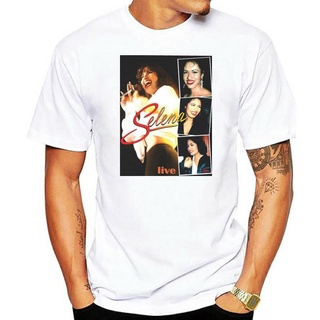 เสื้อยืดผ้าฝ้ายพรีเมี่ยม เสื้อยืด ผ้าฝ้าย พิมพ์ลาย Selena Quintanilla Cantante De Rancheras Baladas Pop Latino สําหรับผู