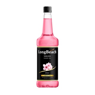 ลองบีชไซรัปซากุระ ขนาด 740 มล. LongBeach Sakura Syrup size 740 ml.